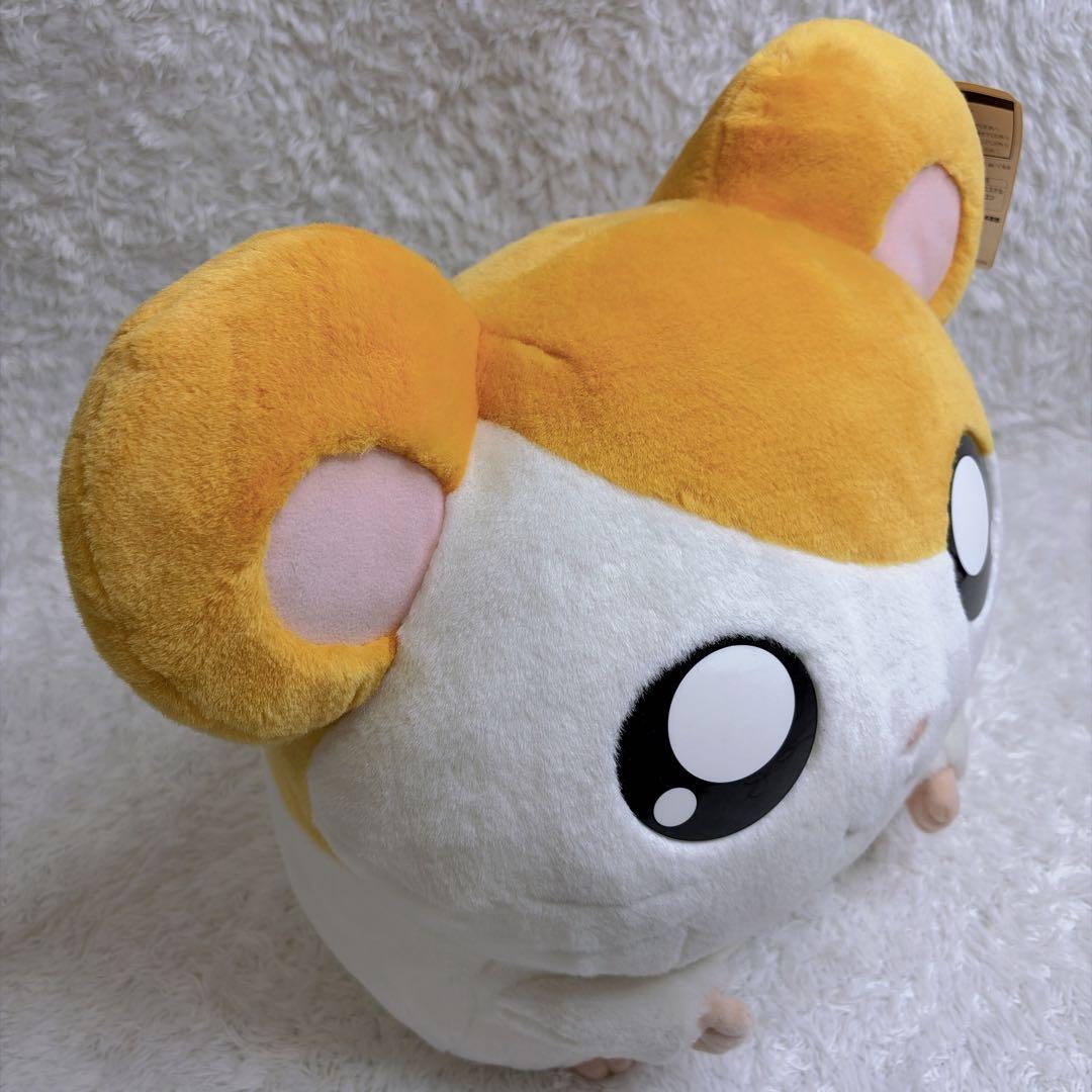 ✨希少タグ付✨とっとこハム太郎 特大ぬいぐるみ 旧ロゴ epoqe レトロ