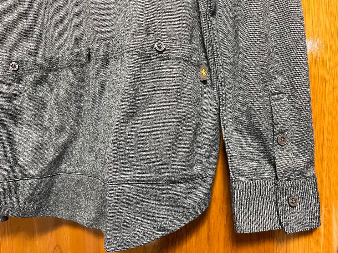 お洒落◆カペルミュール◆サイクルジャージ◆速乾◆ツイード風◆ボタンダウンシャツ