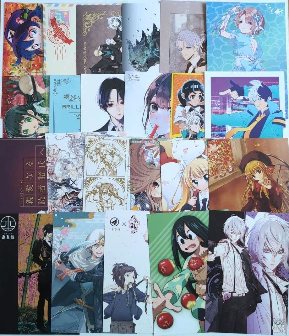 アニメ　マンガ　キャラ物　紙類　カード　まとめ売り　約400点