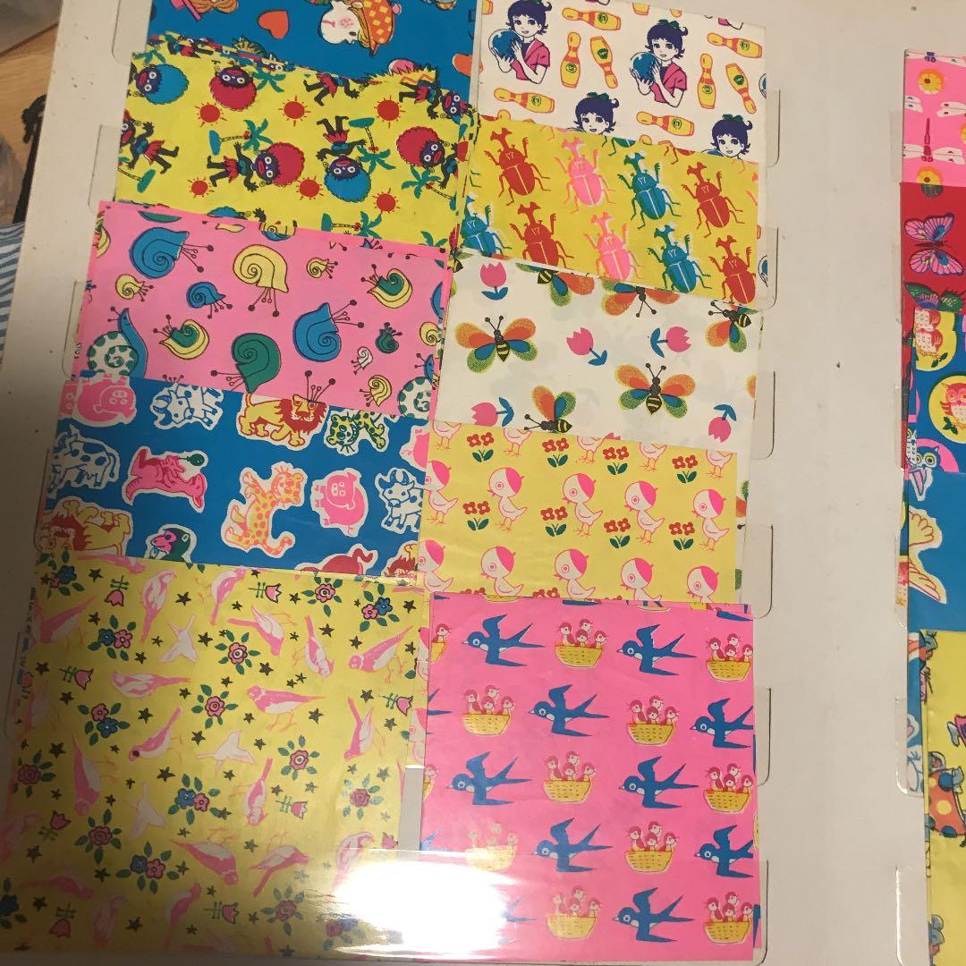 昭和のアニメいっぱい、折り紙コレクション
