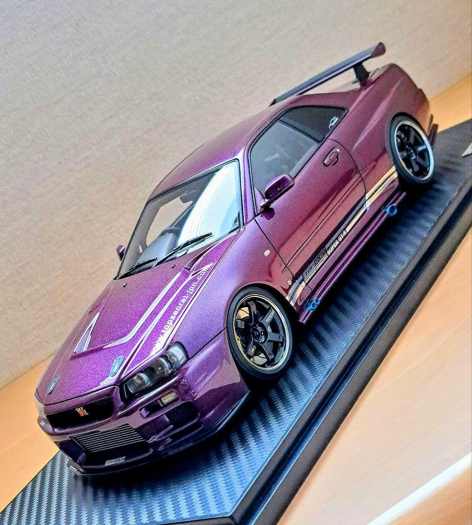 イグニッションモデル 1/18 TOP SECRET GT-R (BNR34)