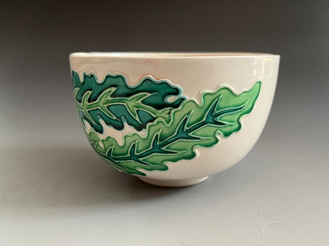 山本一如　白鳳交趾　蕪　茶碗　茶道具