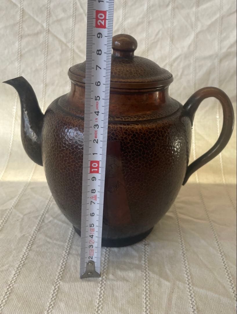 【名品】玉川堂 鎚起銅器 急須 銅製 伝統工芸 刻印あり
