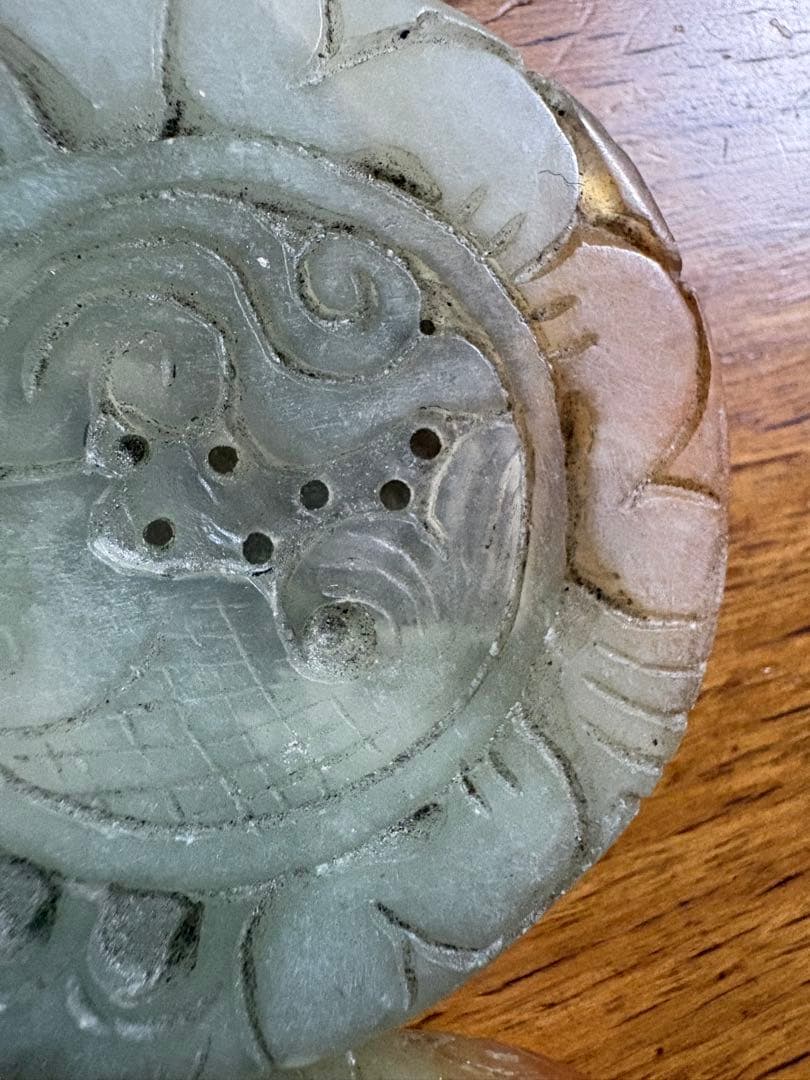 石？玉？の中国的置物　中国美術　2点まとめて5.5cm 51gと50g