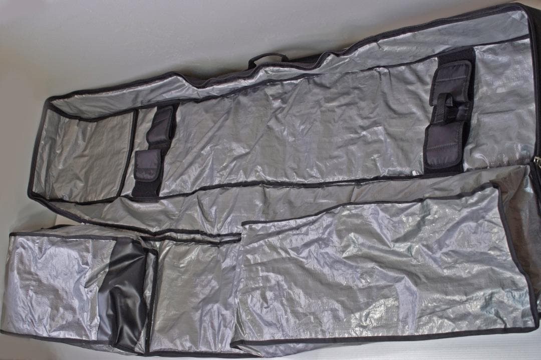 ☆オールインワン W35大型スキーケース ブーツ収納 静音ローラー スノーボード