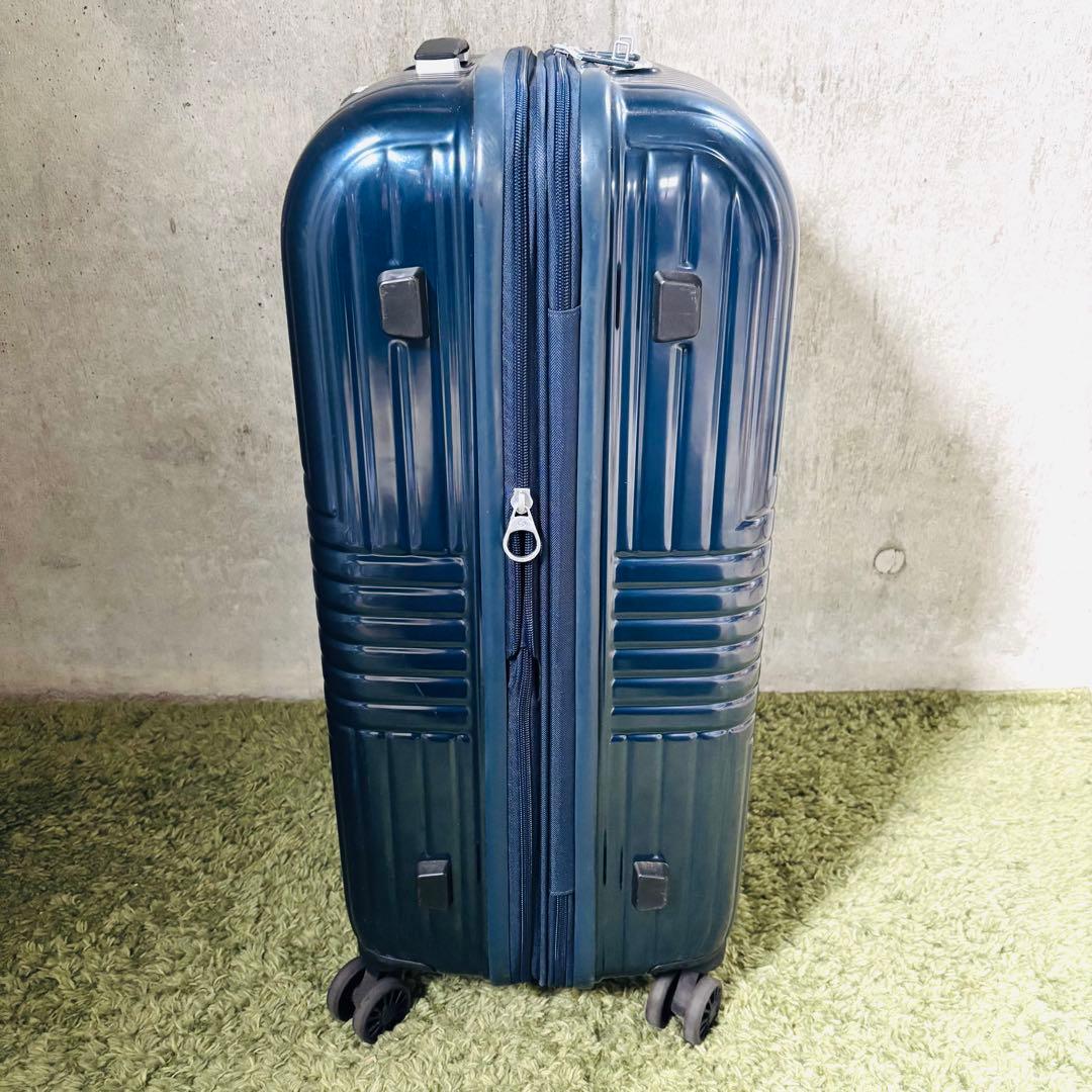 【☆希少】サムソナイト スーツケース D200 スピナー 拡張可能　ブルー