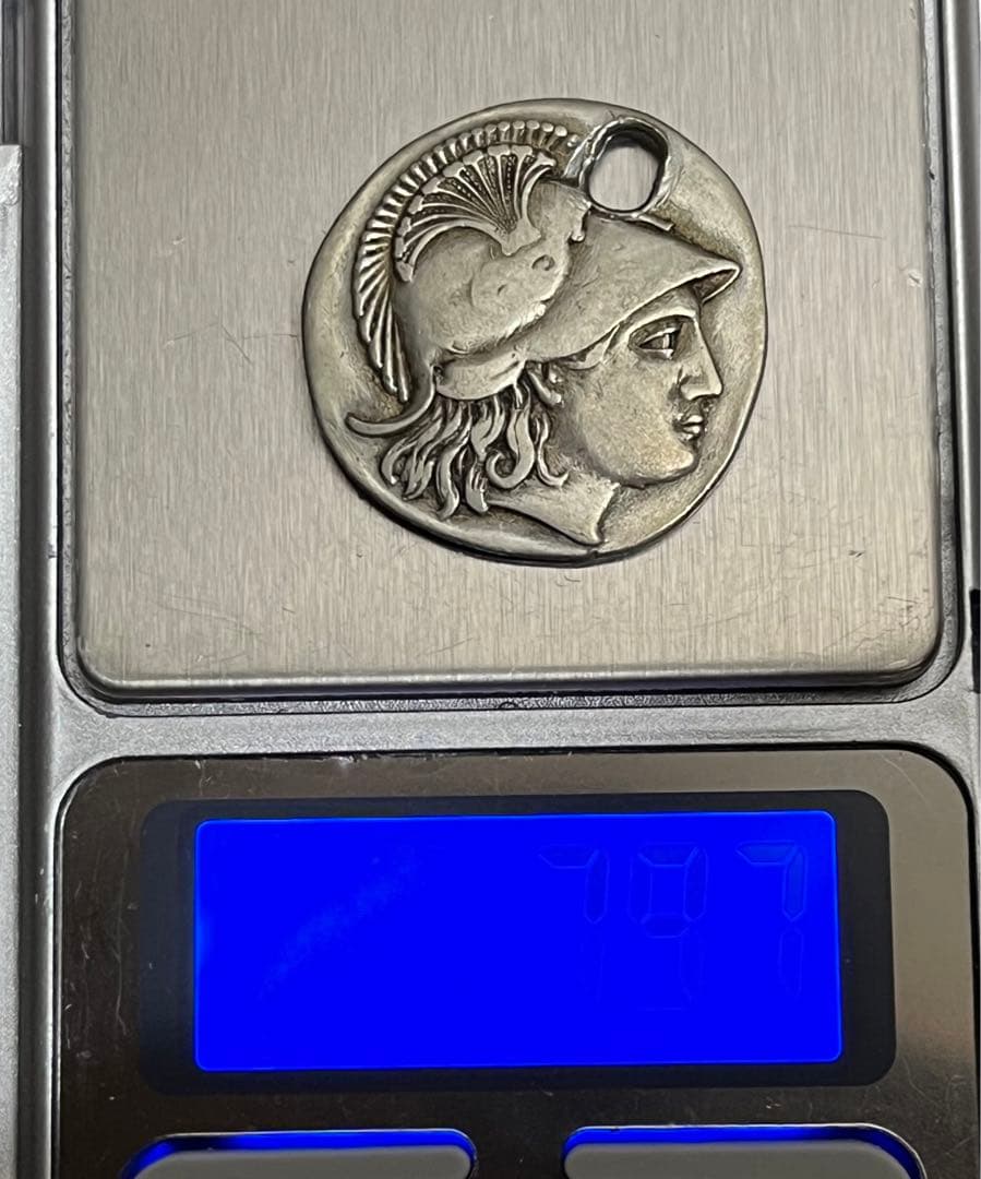 古代ギリシャ銀貨　アレキサンドリア　BC4世紀　本物