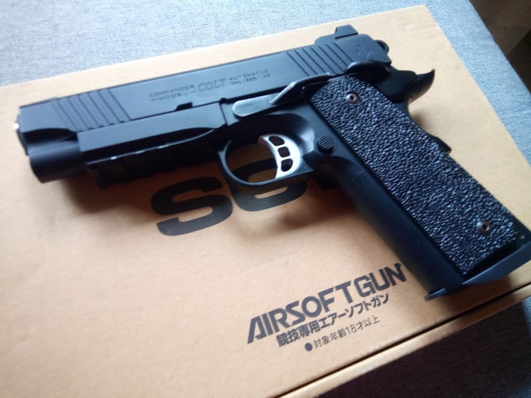 【カスタム1点物】WA コルトコンバット・コマンダーレールガン