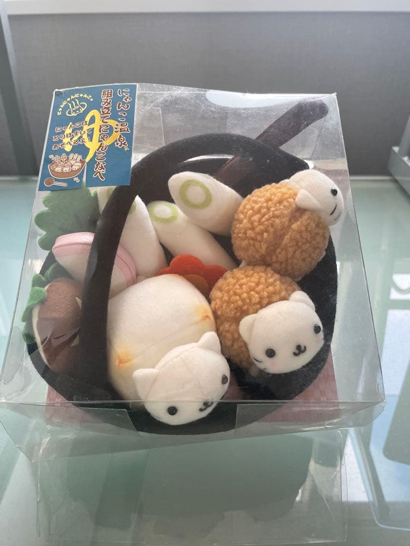 にゃんにゃんにゃんこ にゃんこ温泉 組み立てにゃんこ鍋 ぬいぐるみ