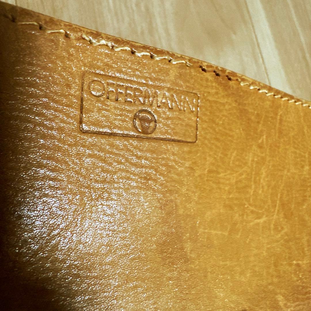 ［ドイツ・OFFERMANN製］皮革カバン　将校カバン代用品