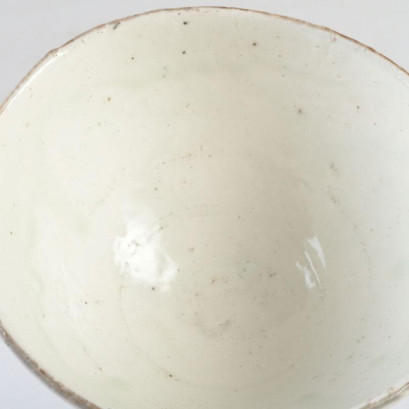 和食器　茶懐石　寿康窯　柳楽泰久作　粉引手　小鉢　五客　共箱　C　9333