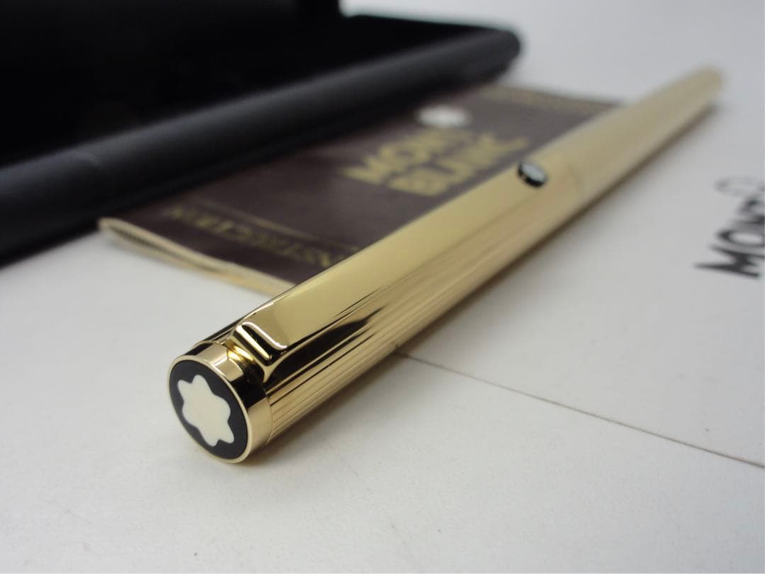 ※未使用に近い保管品！稀少度の高い総金張りSライン最高峰No2147★モンブラン