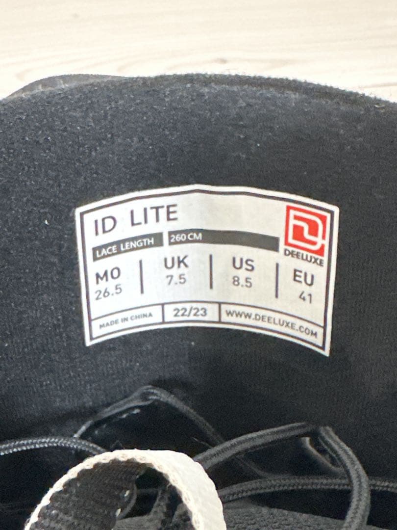 DEELUXE(ディーラックス) ID LITEスノボーブーツ26.5 ブラック