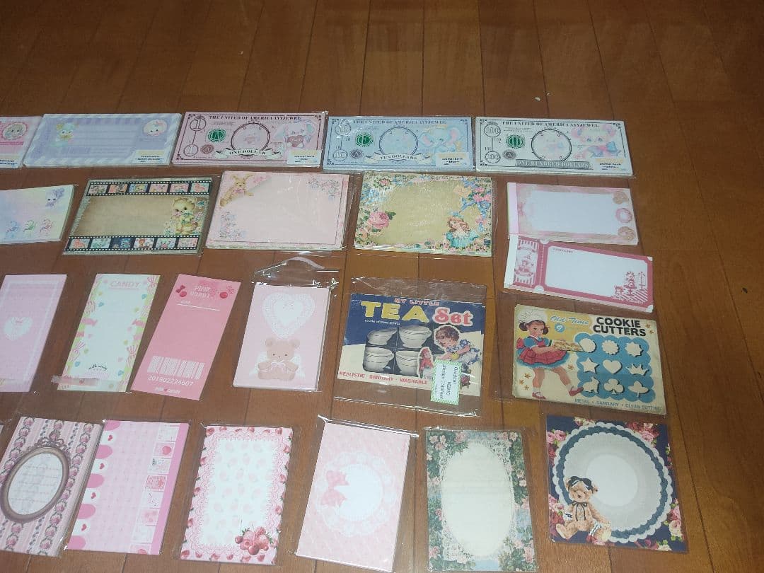 紙もの用 メモ用紙　デザインペーパー 100種類以上セットまとめ売り