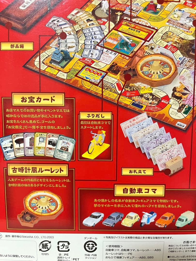 新品未開封　日本発売35周年記念　 人生ゲーム 昭和おもひで劇場