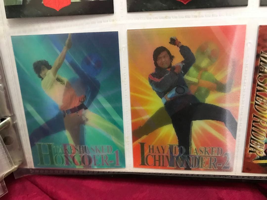 希少　仮面ライダカード&専用アルバム大量まとめ売りレアカードありレトロ