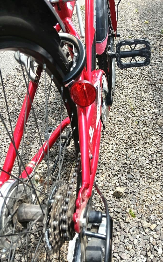 【札幌引取限定】24インチ 自転車 ドライドS3 246-Ⅰ 6段変速 レッド