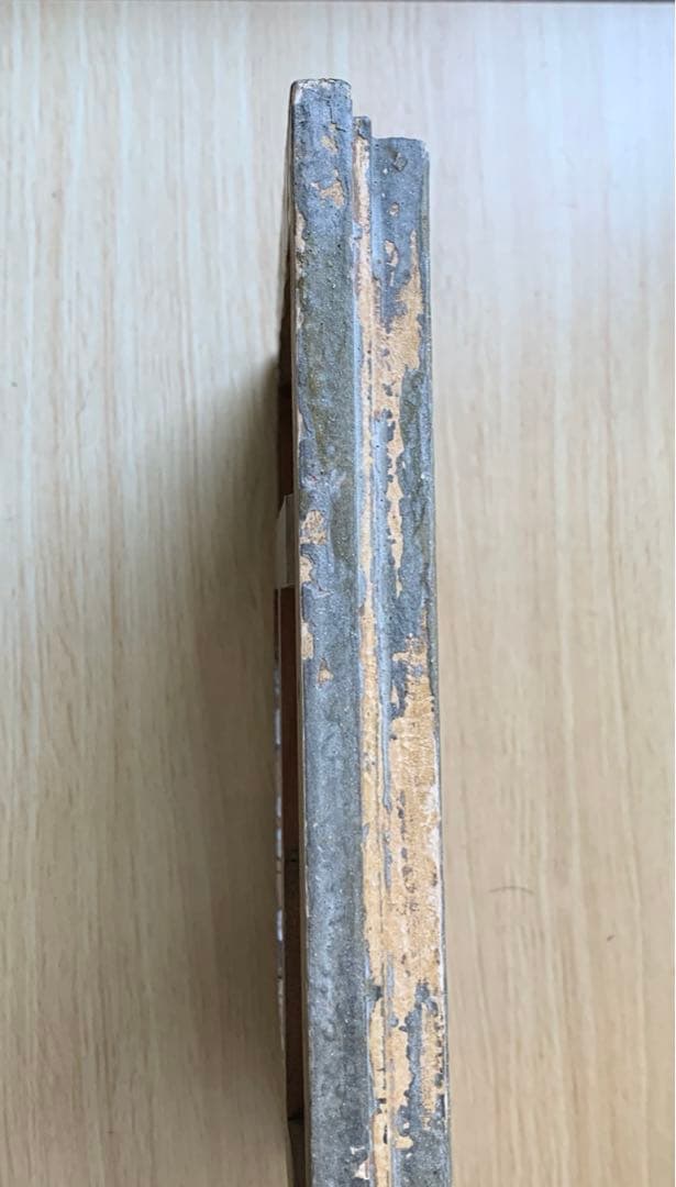 【希少.期間限定出品】額縁　グレー　木製フレーム　アンティーク