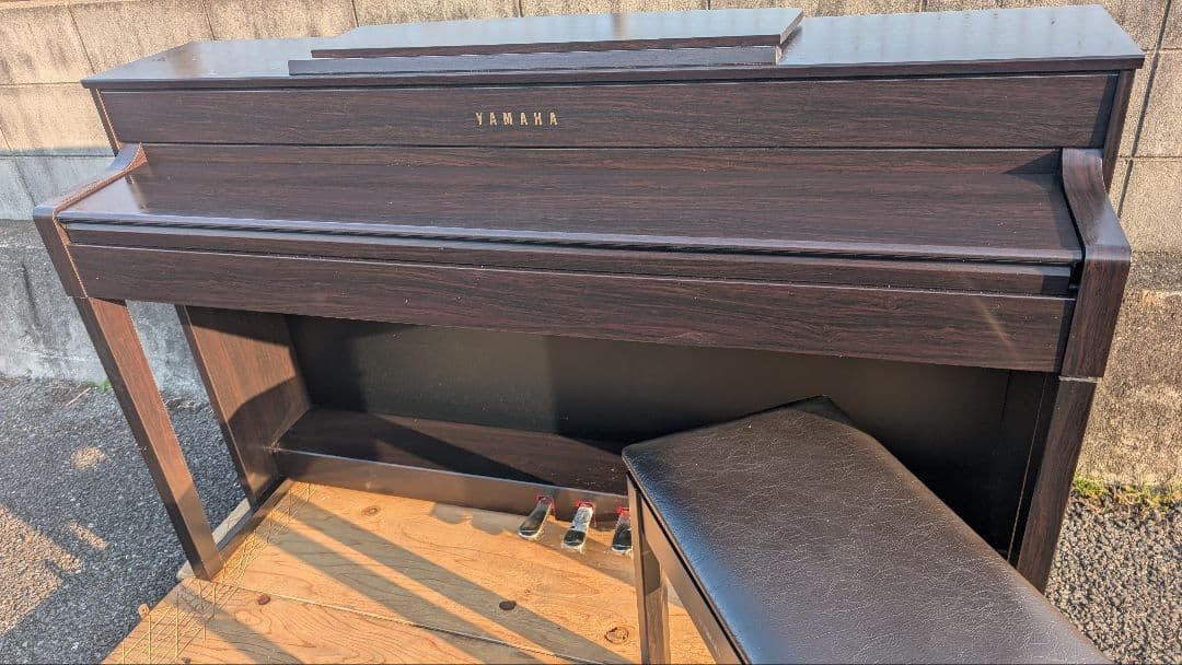 送料込み YAMAHA 電子ピアノ CLP-545R 15年製 激激美品