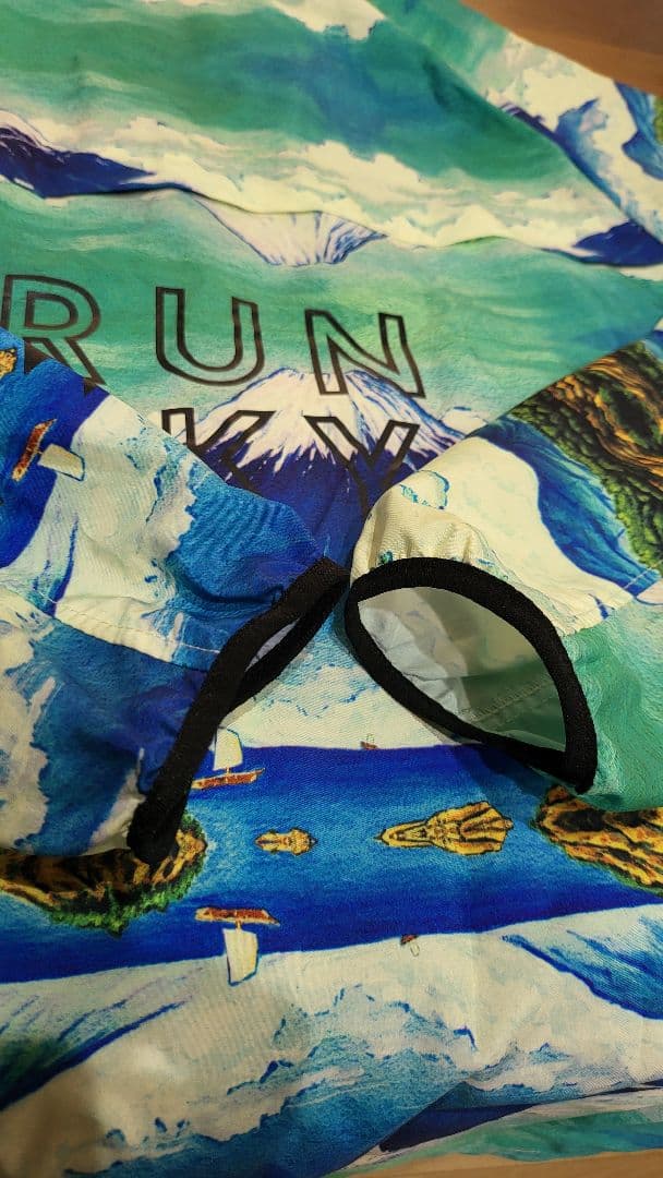 NIKE　東京マラソン　ジャケット 富士山 ナイロンパーカー　和柄