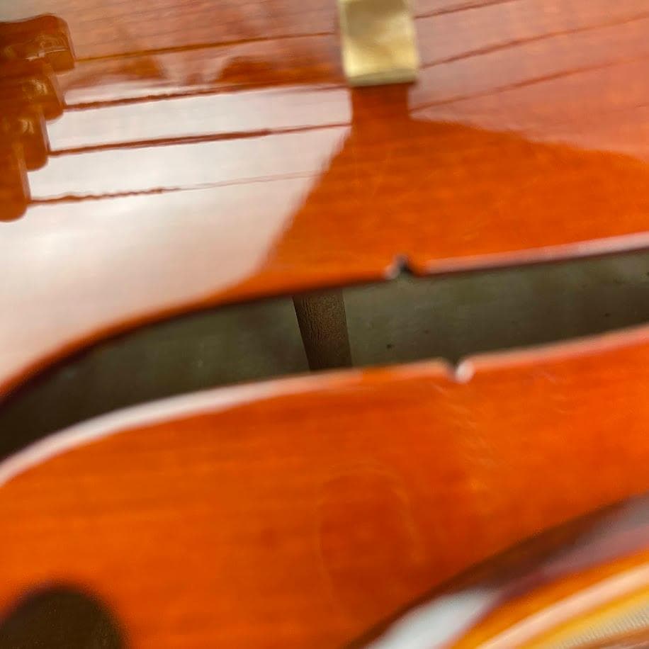 極美品●鈴木バイオリン● No.300 4/4 2003年 極虎 高級杉藤製弓