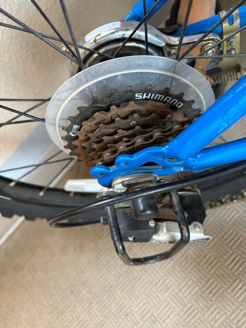 自転車 ブルー　20インチ 直接引取希望