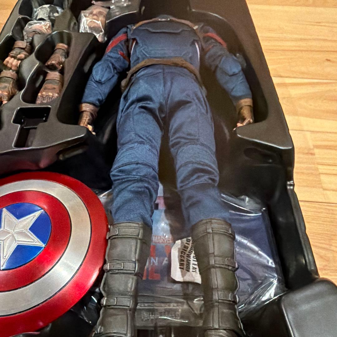 【美品】ホットトイズ MMS350 キャプテンアメリカ シビルウォー