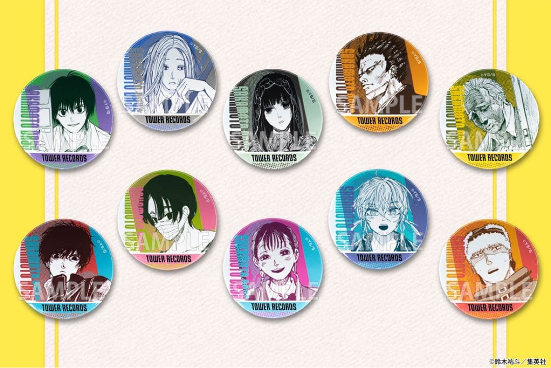 サカモトデイズ タワレコカフェ 缶バ フォトカ トレカ ミニフォト ブロマイド