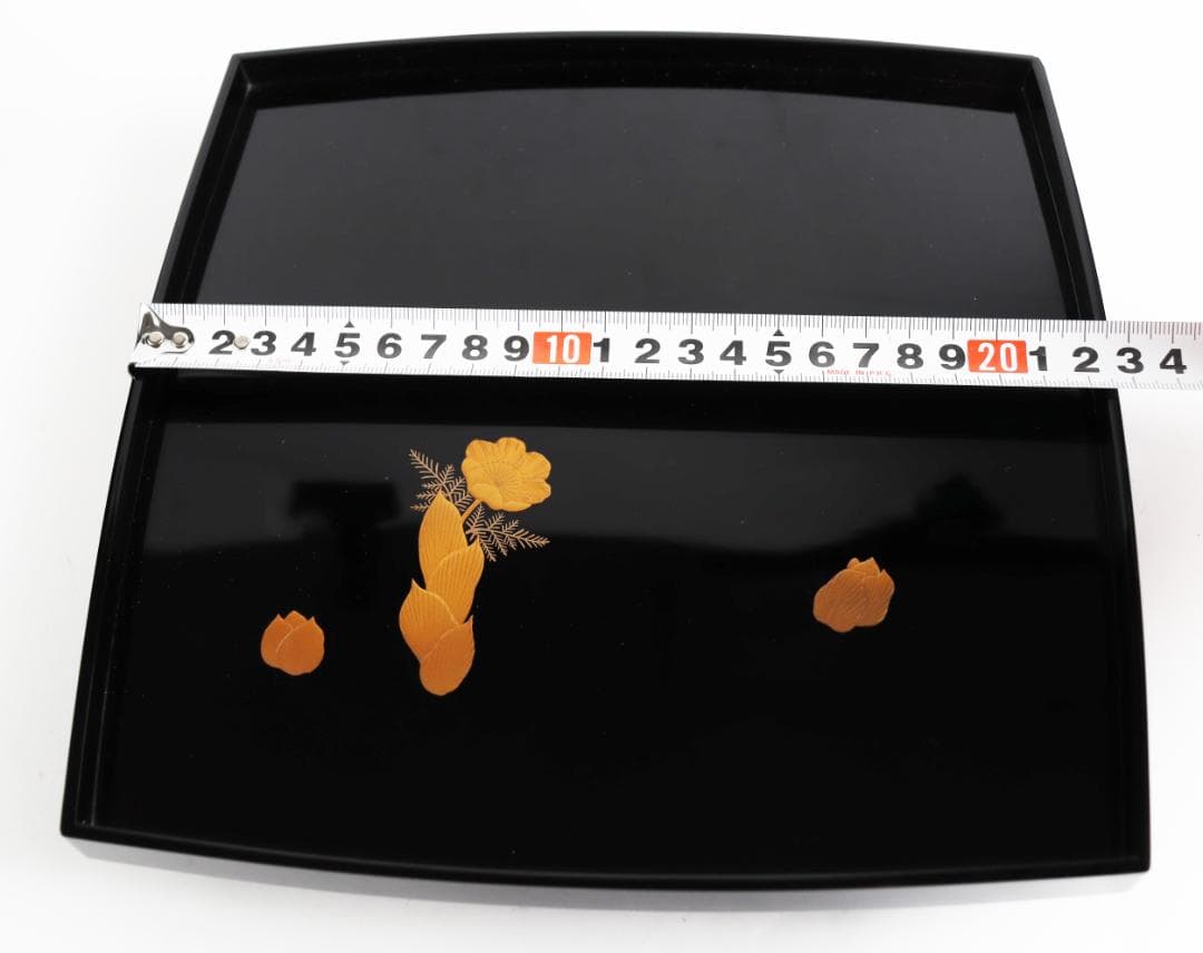 茶道具 花蒔絵 吸物膳 十客 時代漆器 木箱