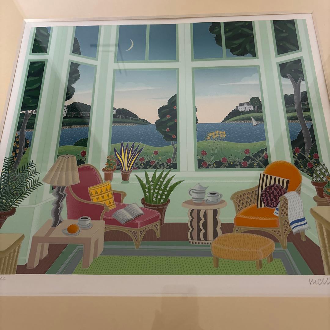 トーマス・マックナイト シルクスクリーン直筆入 本日出品終了。最終値下げ