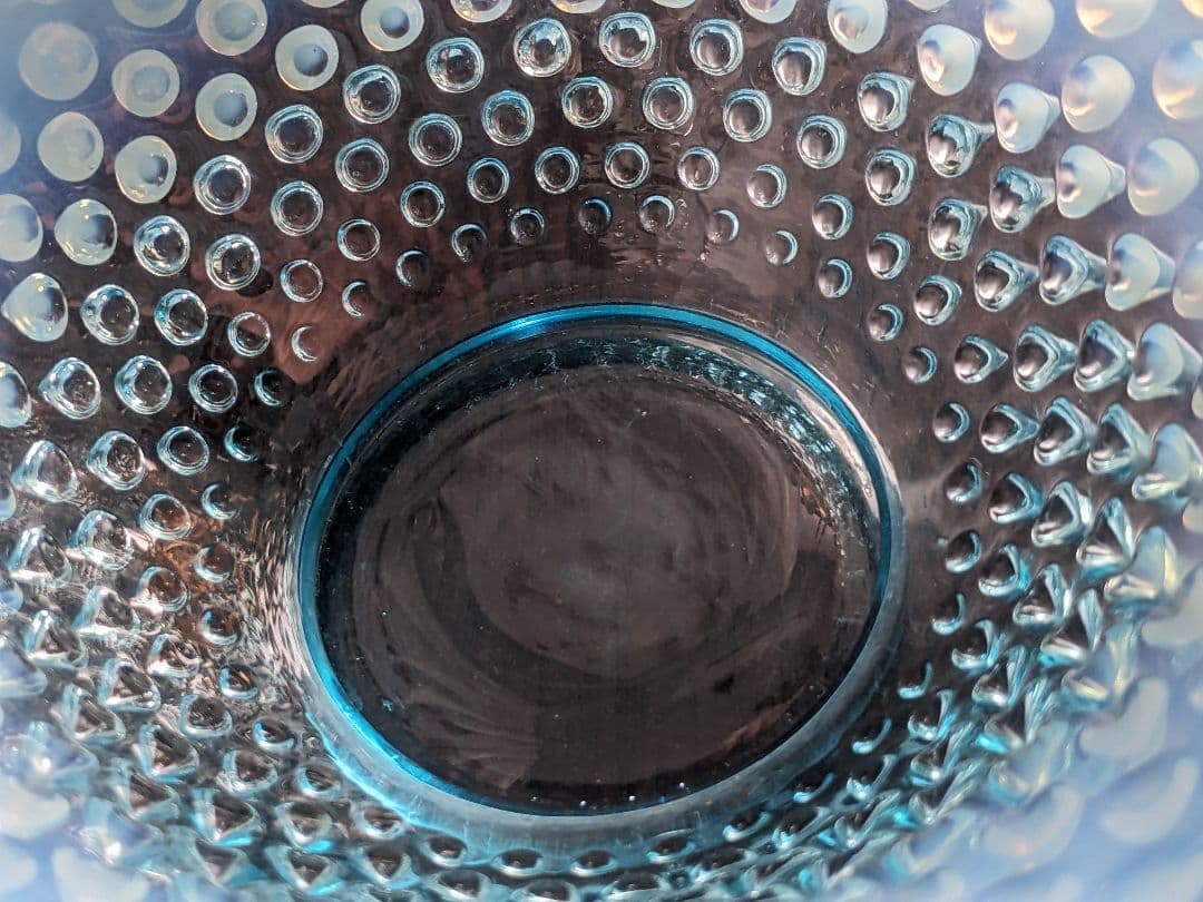 フェントン　ブルーオパルセント　ホブネイル　ラージフリルボウル お値下げ中