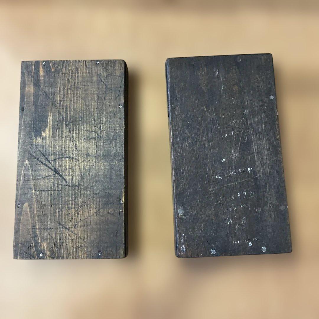 B30-1/活版印刷所で使われていた小箱（文選箱）30枚【古道具】