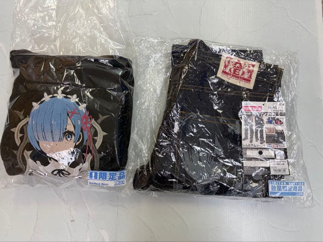 二次元COSPA リゼロ レム&ラム パーカー ジーンズ　限定品