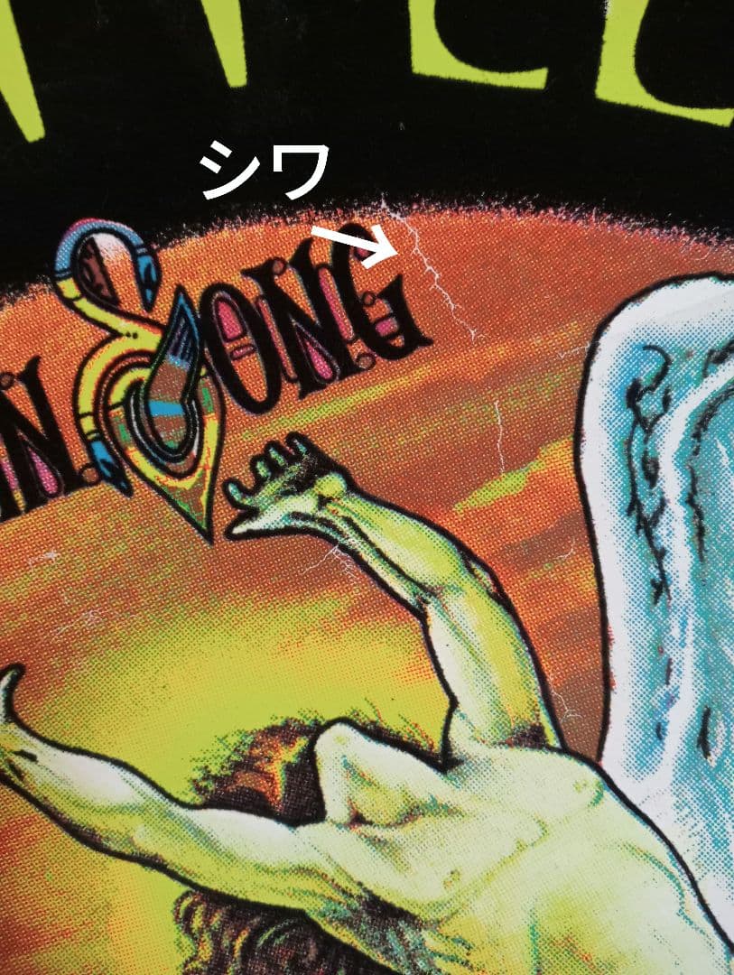 希少 90sビンテージ ベルベットポスター『SWAN SONG』 ツェッペリンC