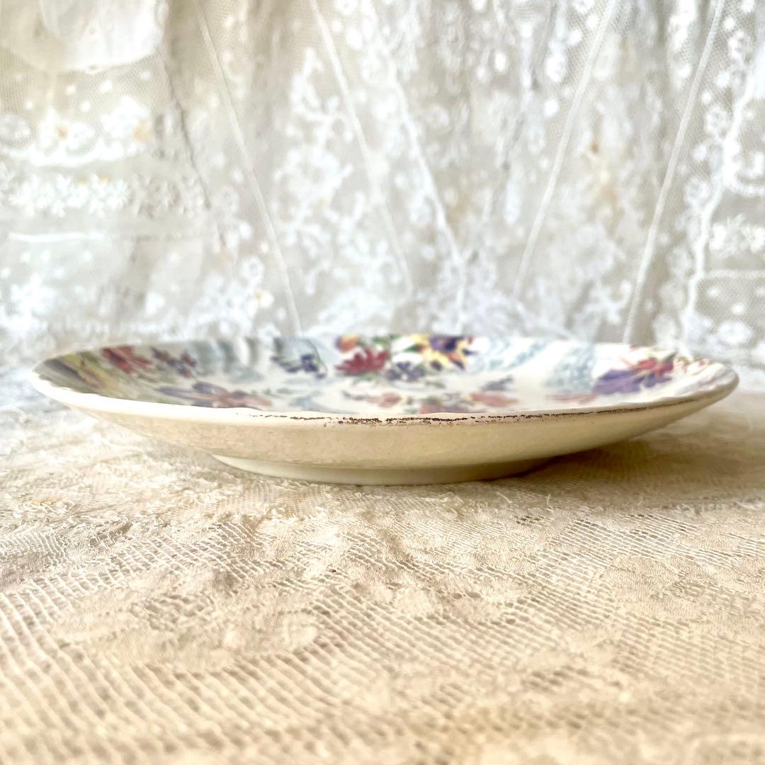 【レア】サルグミンヌ ラヴァリエール21cmデザートプレートフランスアンティーク