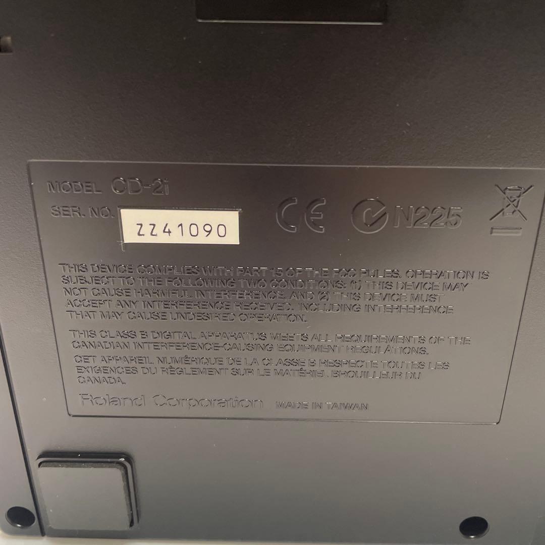 付属品多数Rolandローランド SD/CDレコーダー CD-2i 動作確認済み