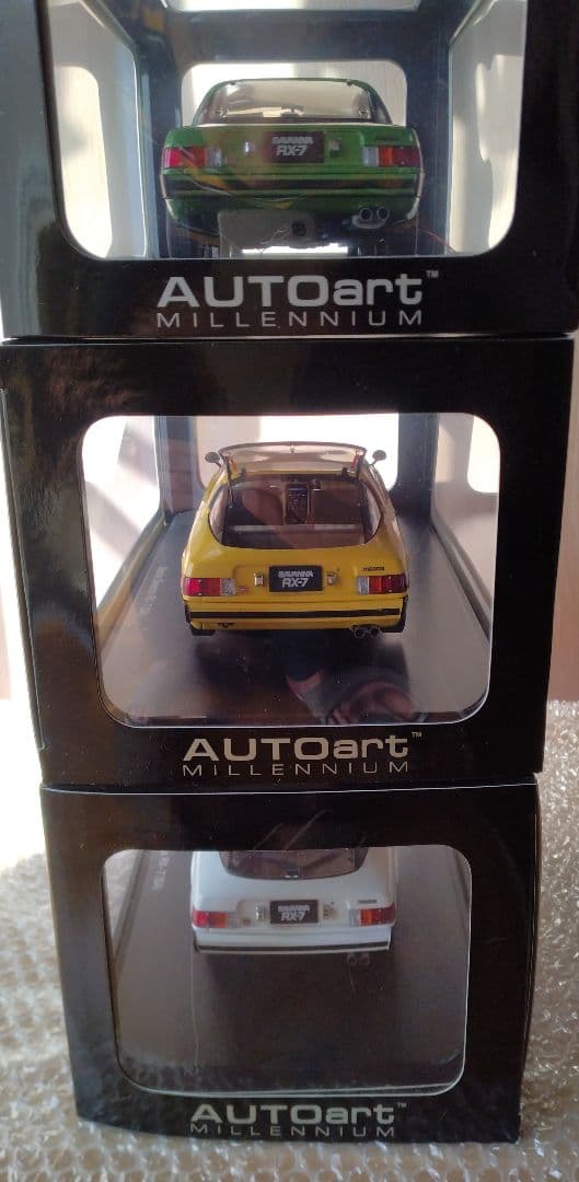 【1/18】AUTOart サバンナRX-7（SA）３台セット