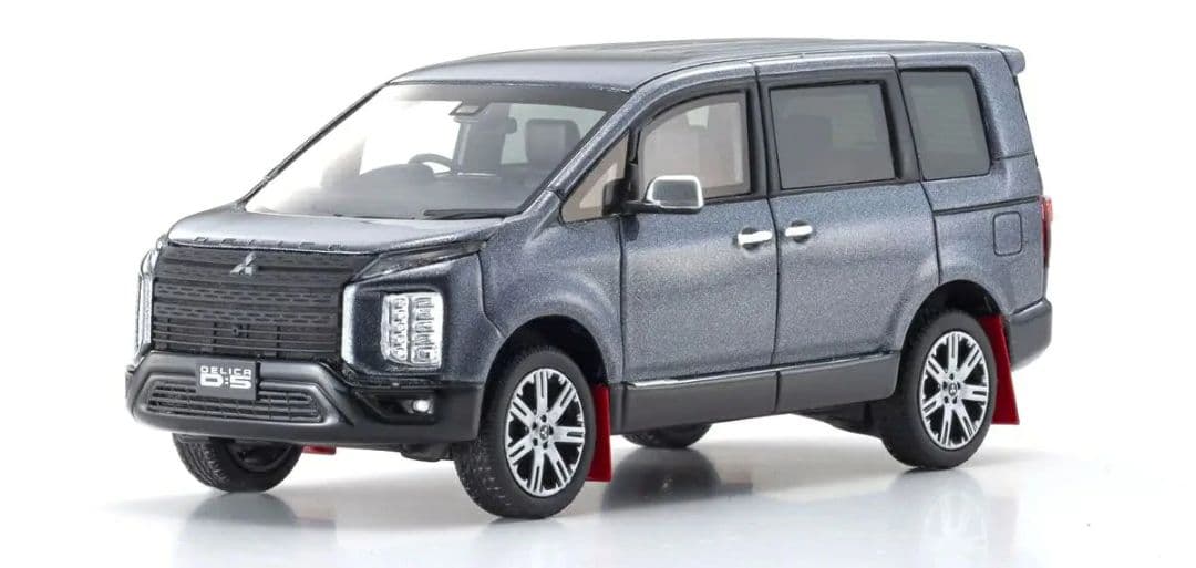 京商オリジナル　1/43 三菱 デリカ D:5 (グレー)（ホワイト）２台セット