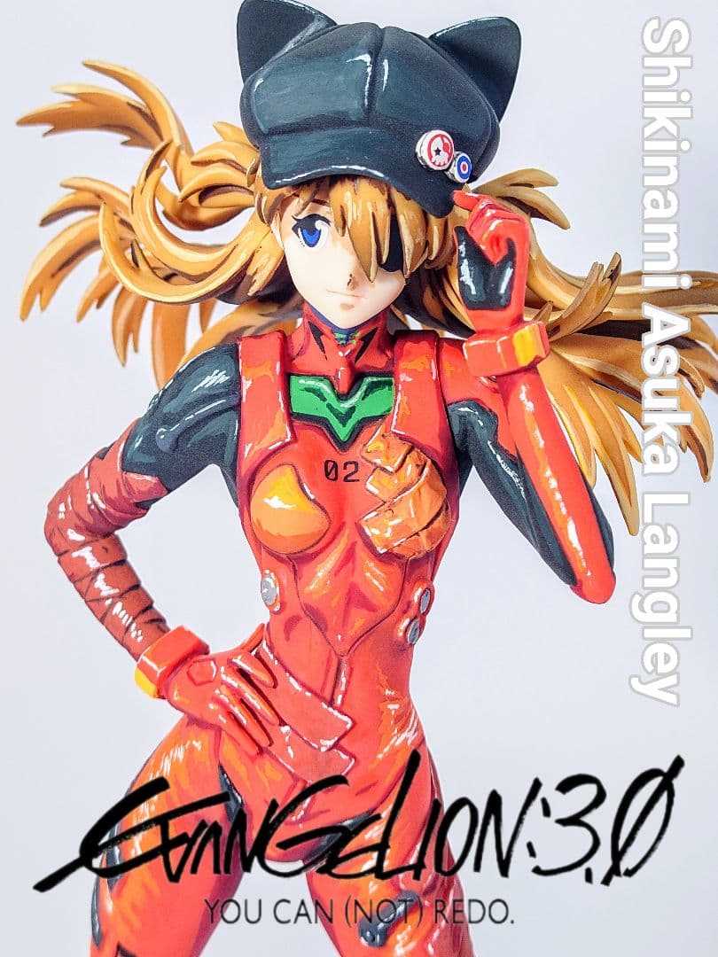 エヴァンゲリオン　式波・アスカ・ラングレー　リペイント　フィギュア