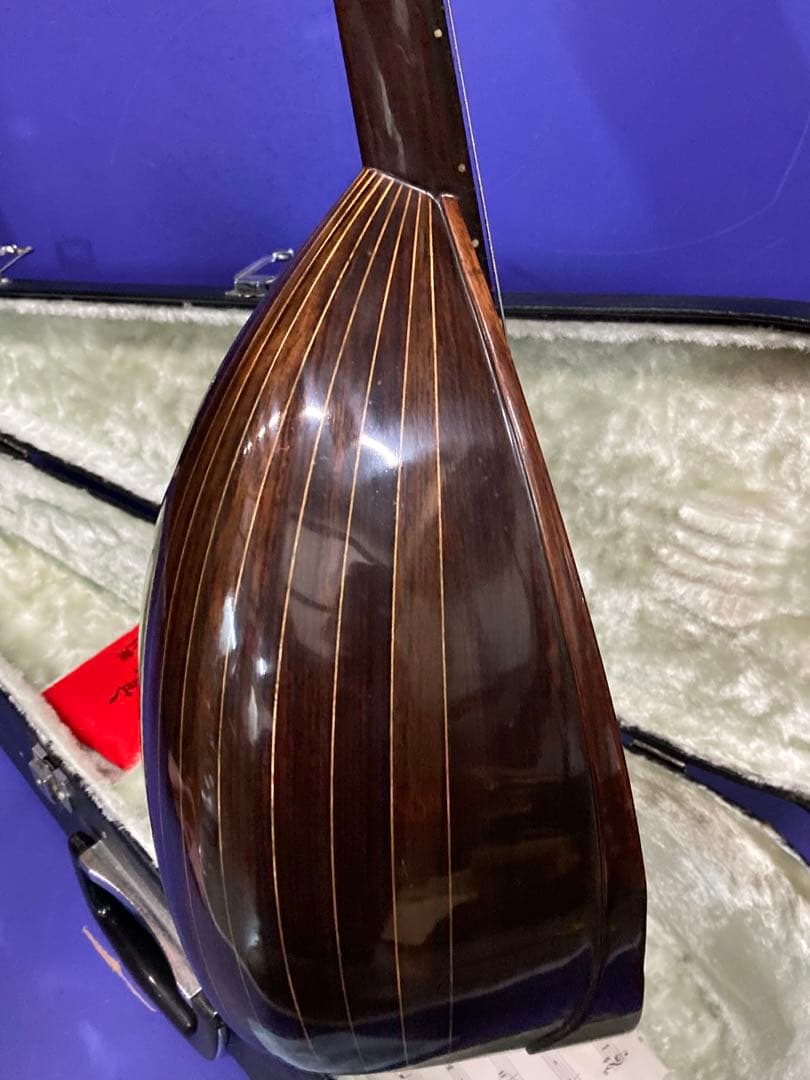 I）美品 落合忠男 手工 マンドリン Ｍ４ 2001年 ハードケース付