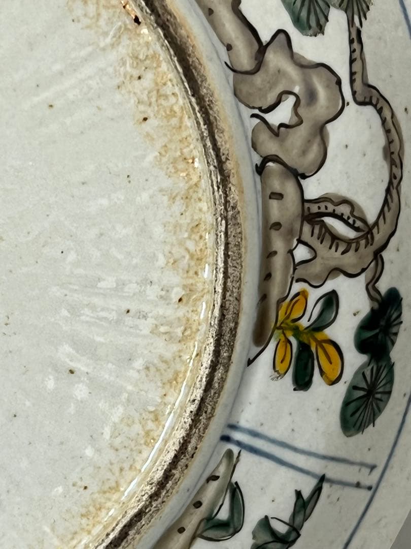 中国古美術　清時代釉裏紅龍文皿【天啟年製】在銘　F55-0