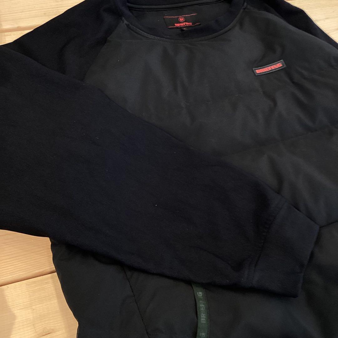 メンズウェア BRIEFING GOLF MENS TAION DOWN CREW NECK