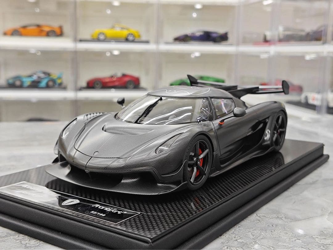 新品 FrontiArt 1/18 ケーニグセグ jesko ブラックカーボン