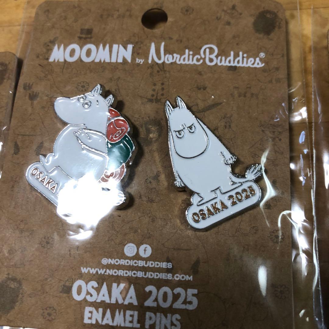 大阪万博　EXPO OSAKA 2025 ピンバッチ　会場限定　北欧館　ムーミン