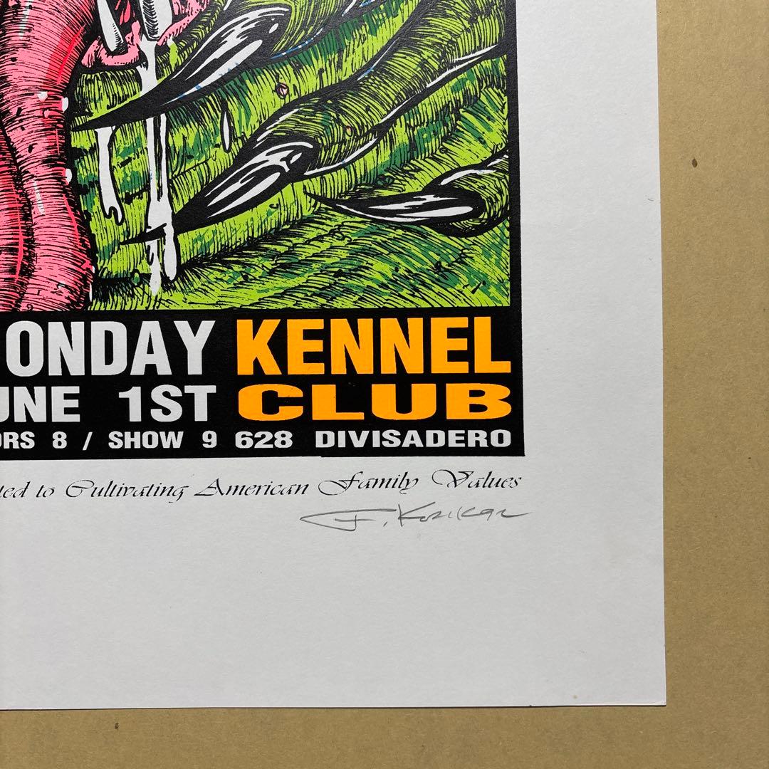 KOZIK GWAR MELVINS シルクスクリーンポスター