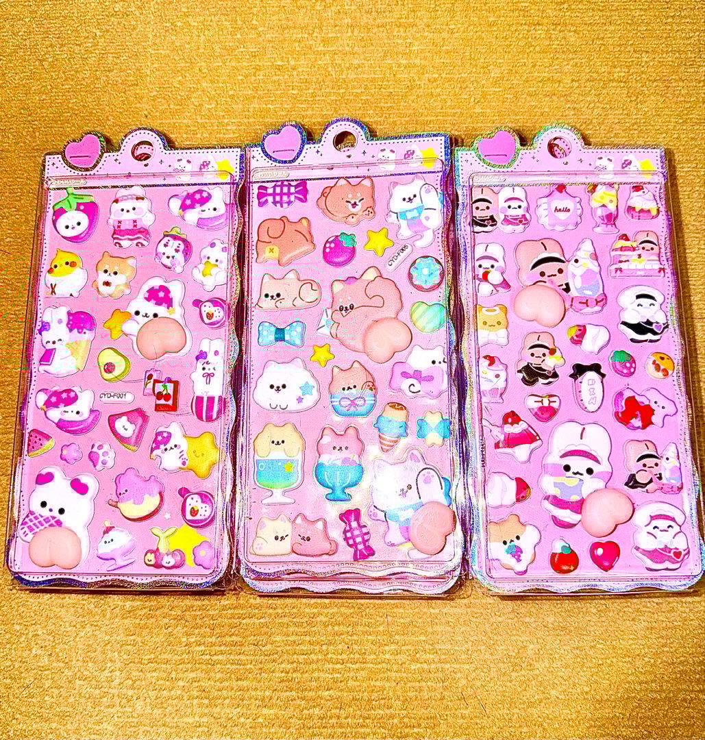 大幅値下げ✨ ぷくぷく ボンボンぷにぷに ドロップシール 96シート まとめ売り