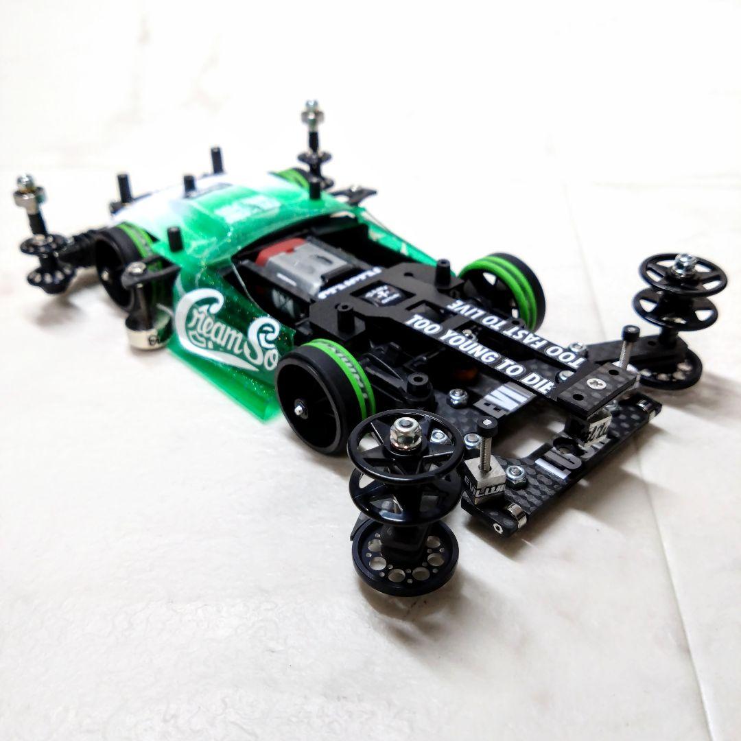 ミニ四駆　完成品　ラウディーブル　ROWDY BULL MSシャーシ