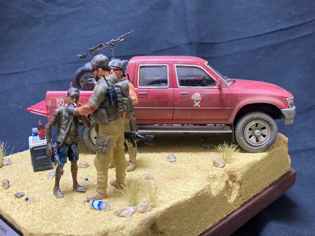 ワグネル、ソマリア　ミリタリー　ジオラマ
