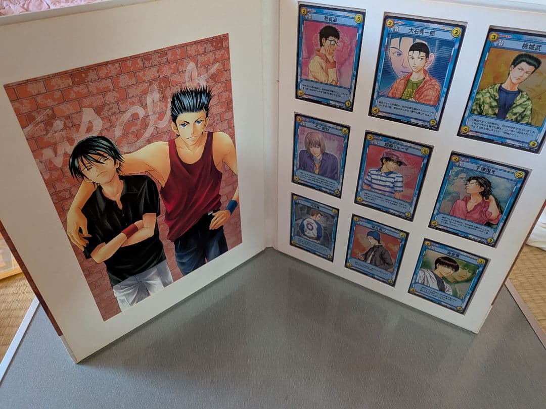 【貴重】テニスの王子様 トレーディングカード ファイル 専用カード全9種入り