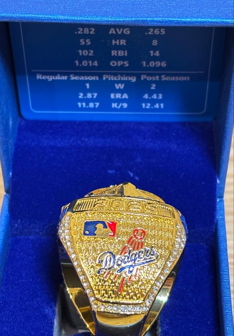 ⭐完全一点限定⭐【特別構成】大谷翔平 2025世界一リング厳選3点セット